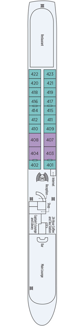 River Queen Rhine Deck deck plan