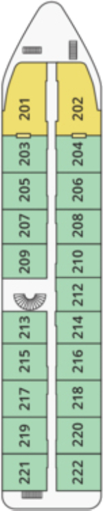 River Tosca Pharoah Deck deck plan