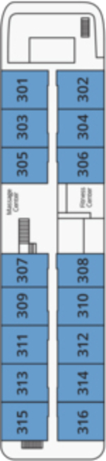River Tosca Pyramid Deck deck plan