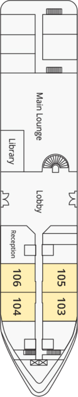 River Tosca Cairo Deck deck plan