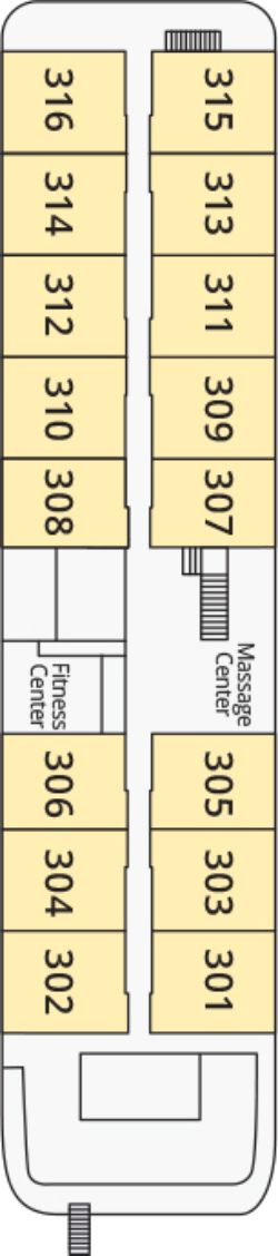 River Tosca Pyramid Deck deck plan