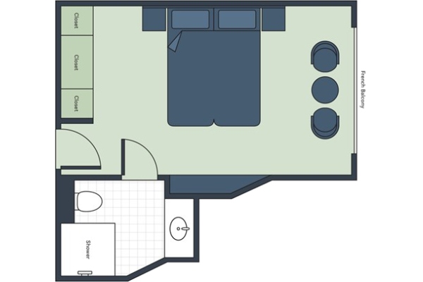 French Balcony Stateroom
