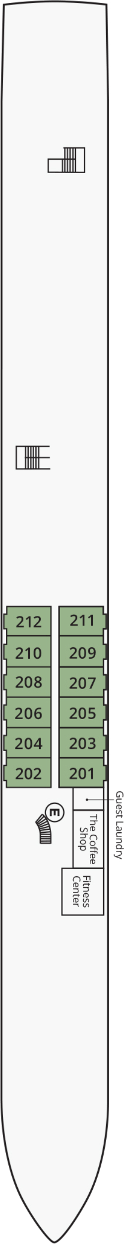 S.S. Catherine Saint Remy Deck deck plan