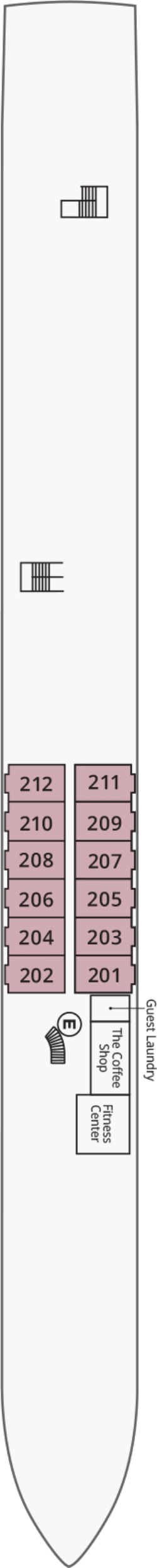 S.S. Catherine Saint Remy Deck deck plan