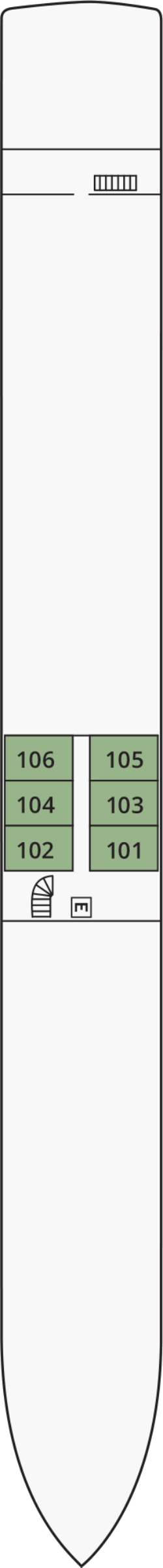 S.S. Bon Voyage Beaujolais Deck deck plan