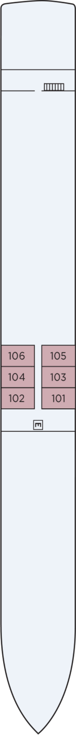 S.S. Bon Voyage Beaujolais Deck deck plan