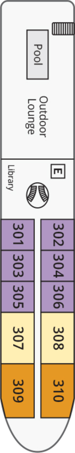 Mekong Jewel Sun Deck deck plan
