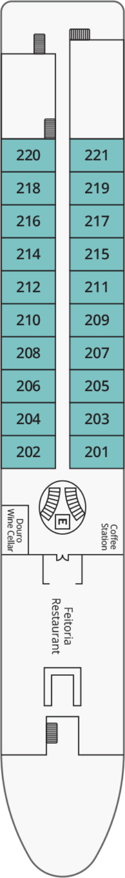 S.S. São Gabriel Cape Verde Deck deck plan