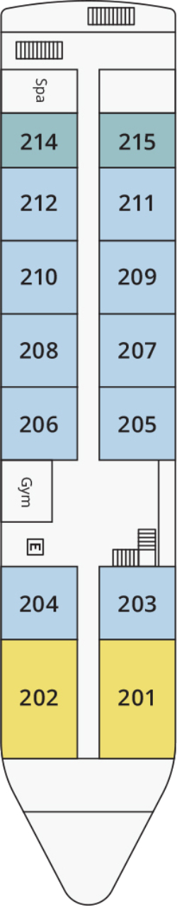 S.S. Sphinx Abu Simbel Deck deck plan