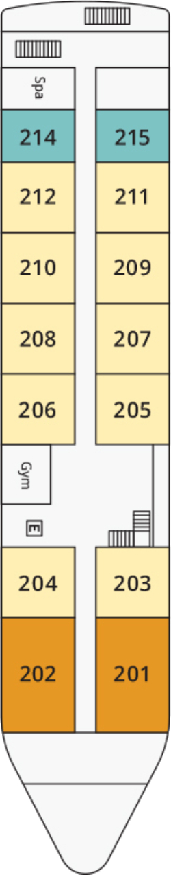 S.S. Sphinx Abu Simbel Deck deck plan