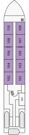 Aqua Nera First Deck deck plan