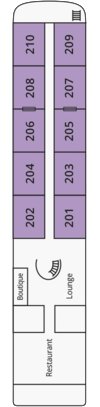Aqua Nera Second Deck deck plan