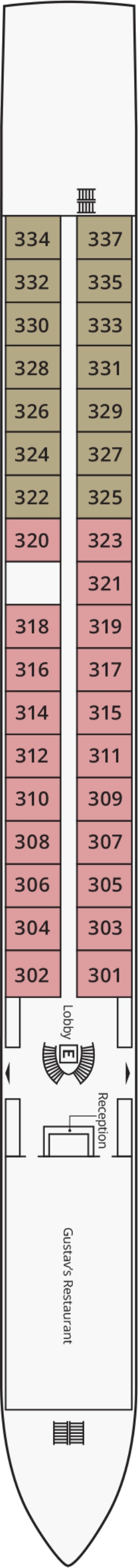 S.S. Emilie Athene Deck deck plan