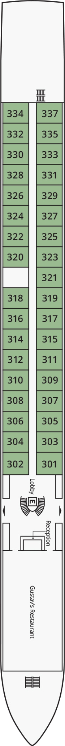 S.S. Emilie Athene Deck deck plan