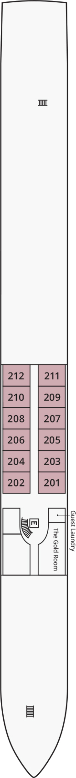 S.S. Emilie Danae Deck deck plan