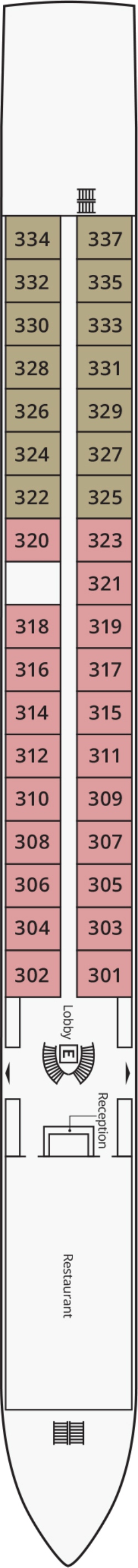 S.S. Audrey Athene Deck deck plan