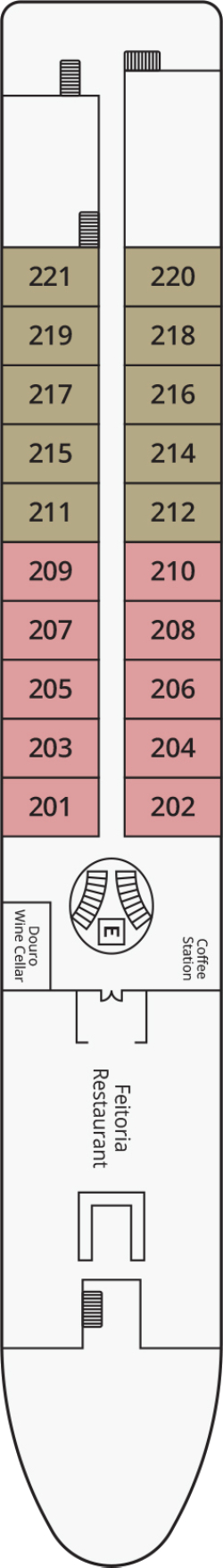 S.S. Sao Rafael Cape Verde Deck deck plan