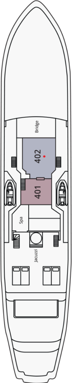 Aqua Blu Bridge Deck deck plan