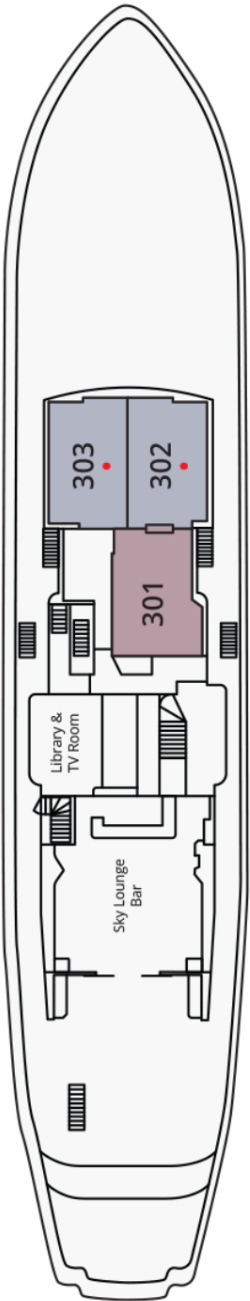Aqua Blu Forecastle Deck deck plan