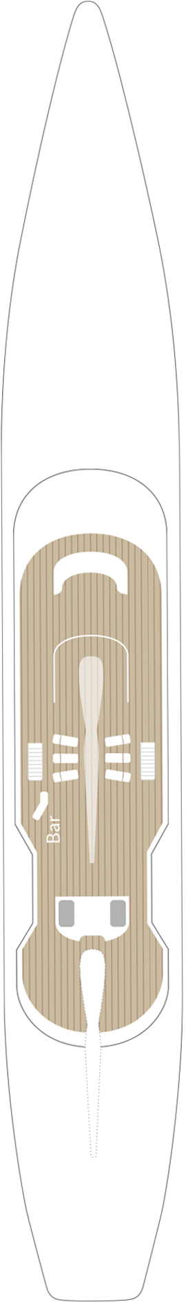Le Ponant Soleil Deck deck plan