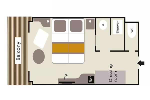 Prestige Balcony Stateroom