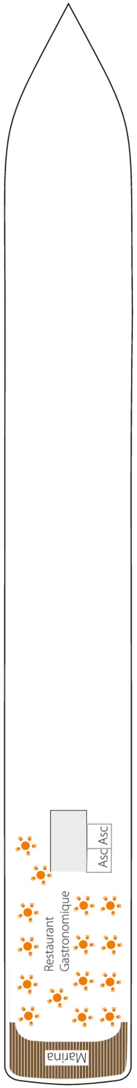 Le Soleal Deck 2 deck plan