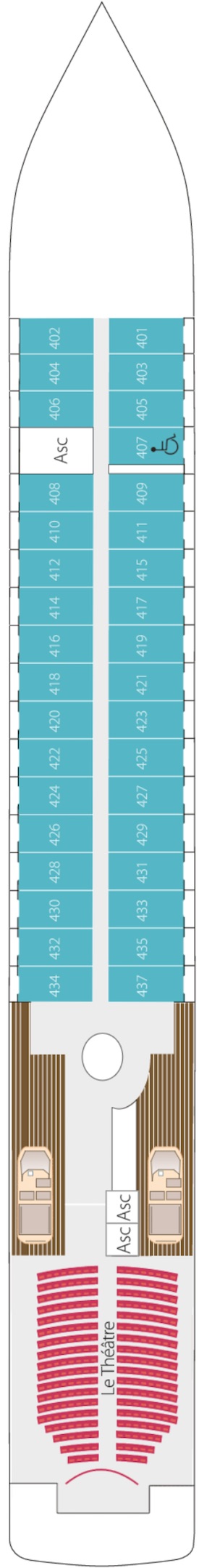 Le Soleal Deck 4 deck plan