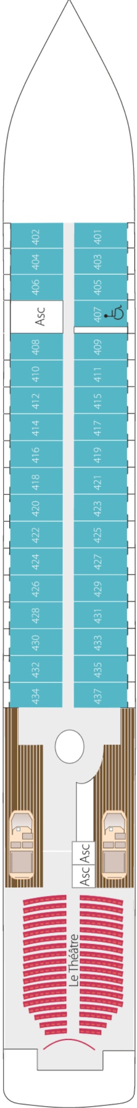 Le Lyrial Deck 4 deck plan