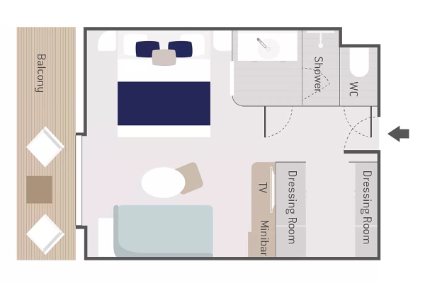 Deluxe Suite Deck 3