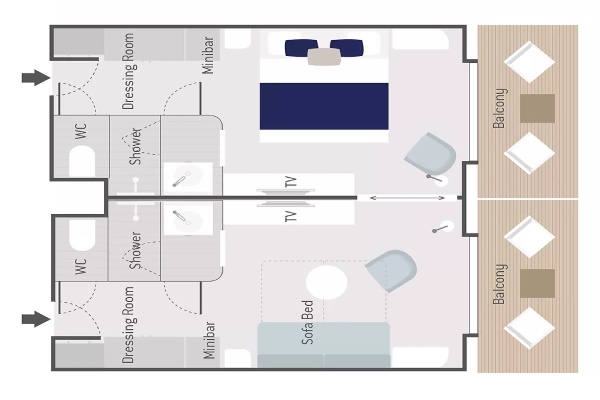 Prestige Suite Deck 5