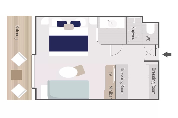 Deluxe Suite Deck 3