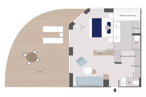 Grand Deluxe Suite Deck 6