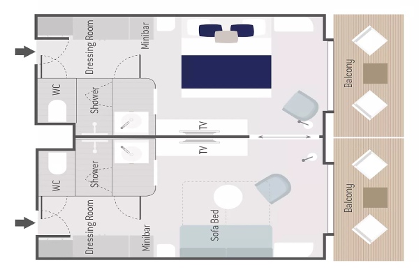 Prestige Suite Deck 5