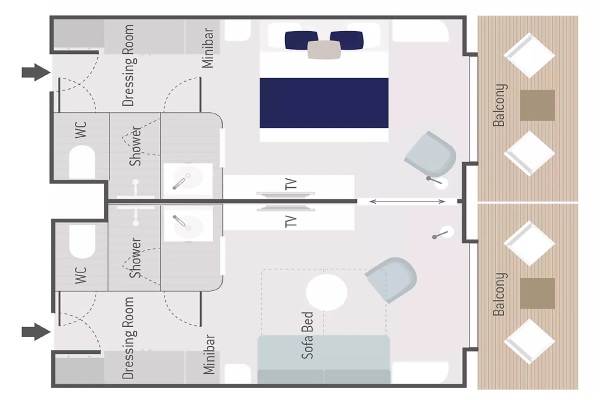 Prestige Suite Deck 5
