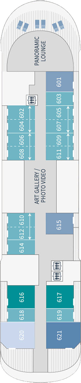 Le Bellot Deck 6 deck plan