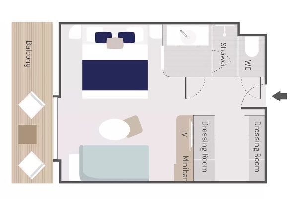 Deluxe Suite Deck 3