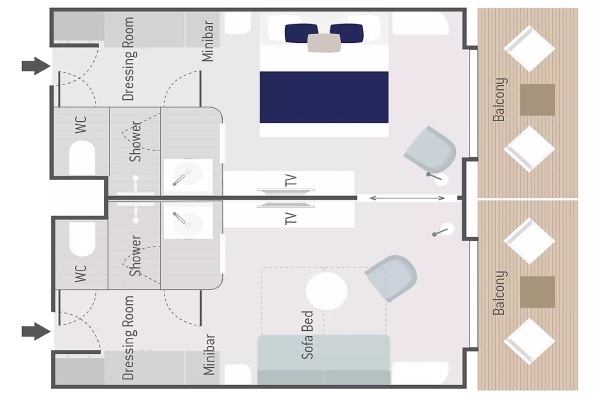 Prestige Suite Deck 5