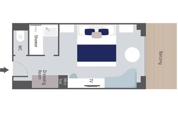 Prestige Stateroom Deck 6