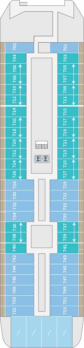 Le Commandant Charcot Deck 7 deck plan