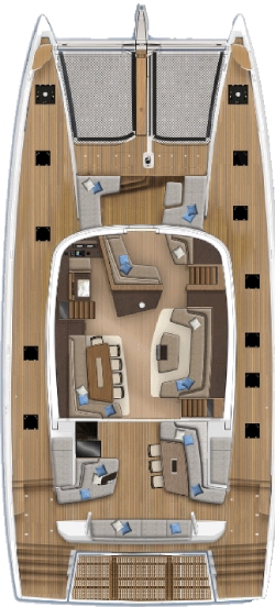Spirit of Ponant Deck 1 deck plan