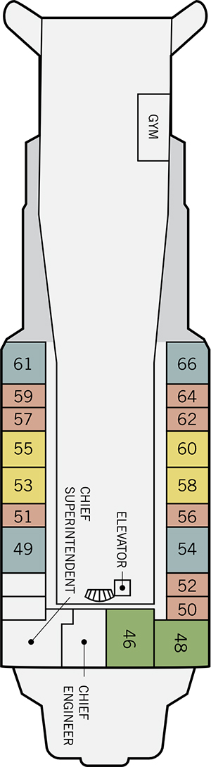 50 Years of Victory Deck 1 deck plan