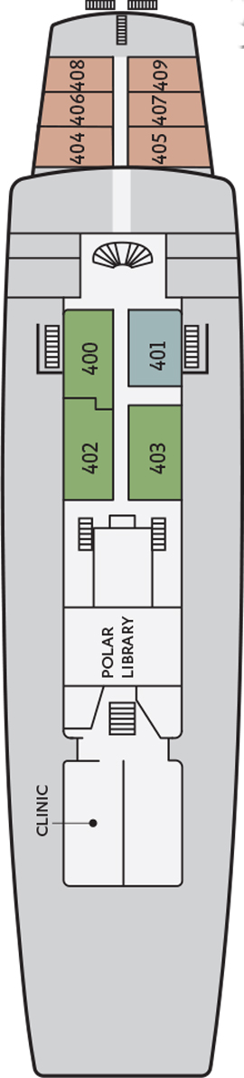 Ocean Adventurer Captains Deck deck plan