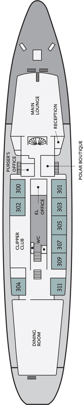Ocean Adventurer Upper Deck deck plan