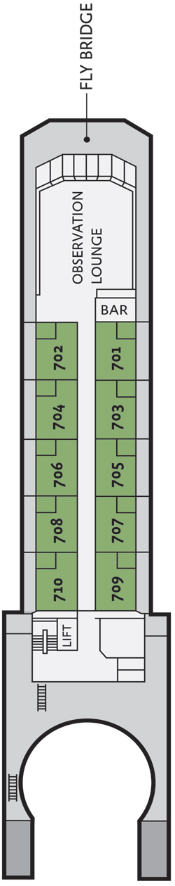Ocean Diamond Observation Deck deck plan
