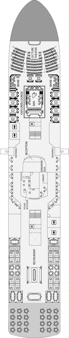 World Explorer Deck 4 deck plan