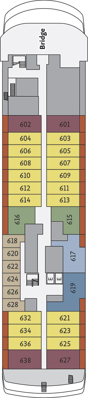 Ultramarine Deck 6 deck plan
