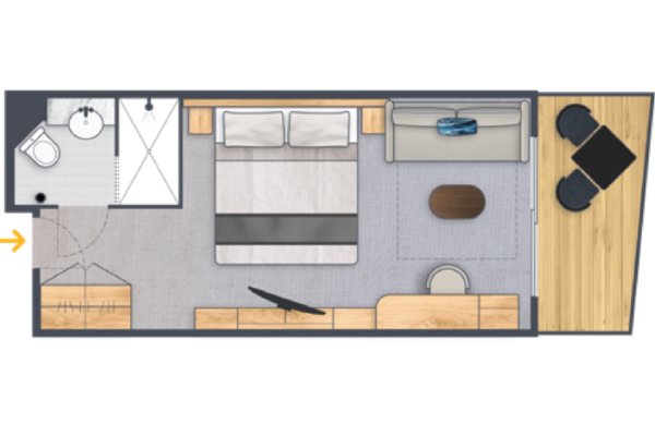 Veranda Stateroom (OEX-VER)