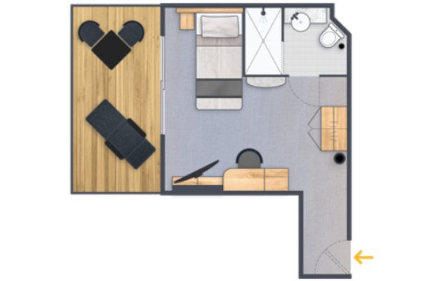 Studio Veranda Single Stateroom (OEX-SVS)