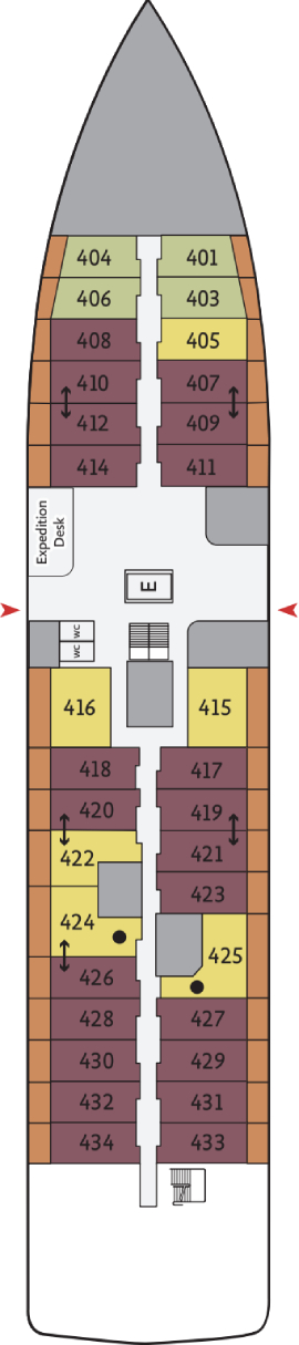 Ocean Explorer Deck 4 deck plan