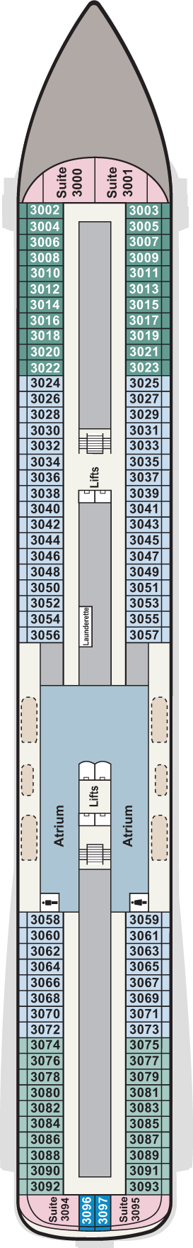Viking Sky Deck 3 deck plan